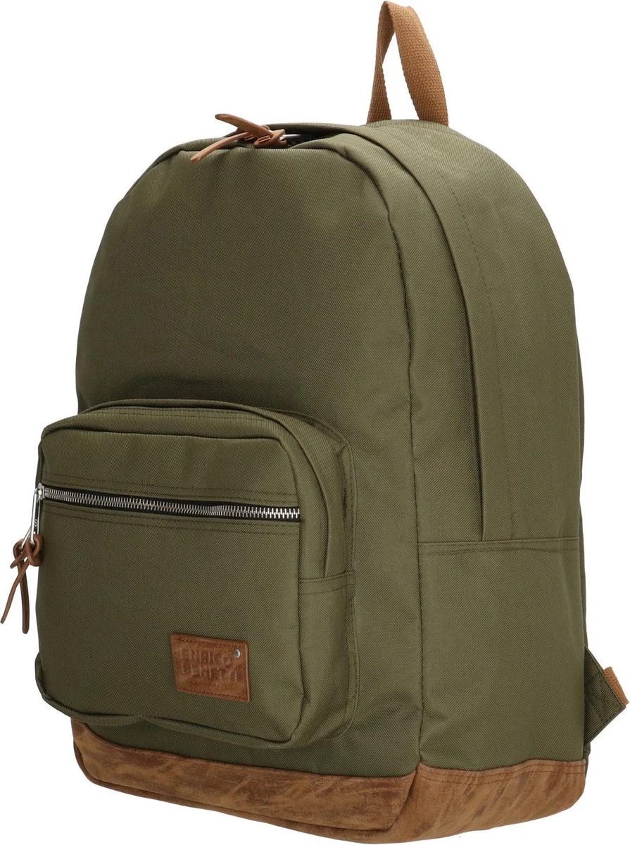 Enrico Benetti Santiago 46160 Laptoprugzak Met 15" Laptopvak - Olijfgroen - Afbeelding 2