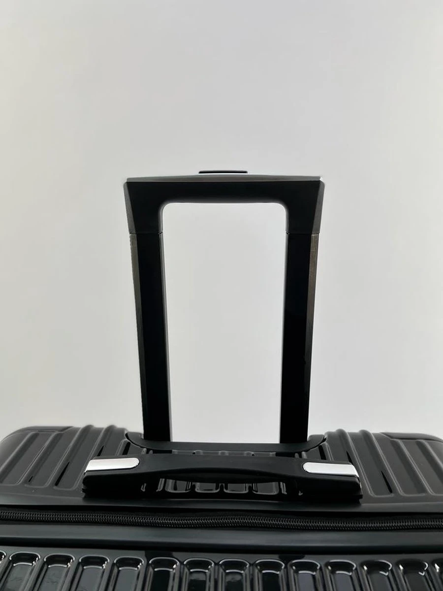 AATravel M Reiskoffer - Trolley ABS - Met Dubbele Wielen - 66 Cm - 66 Liter - Zwart - Afbeelding 3