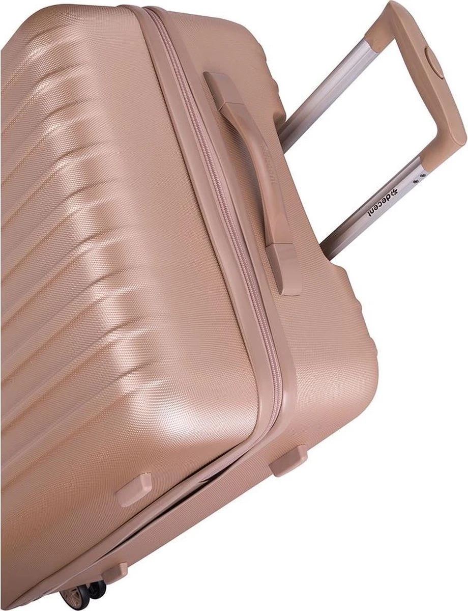 Decent Tranporto-One Reiskoffer 66 Cm - Zalmroze - Afbeelding 5