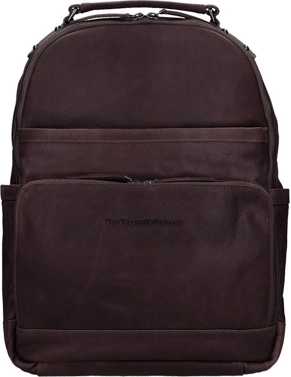 Chesterfield Bags Leren Laptop Rugzak Austin Bruin - Afbeelding 10