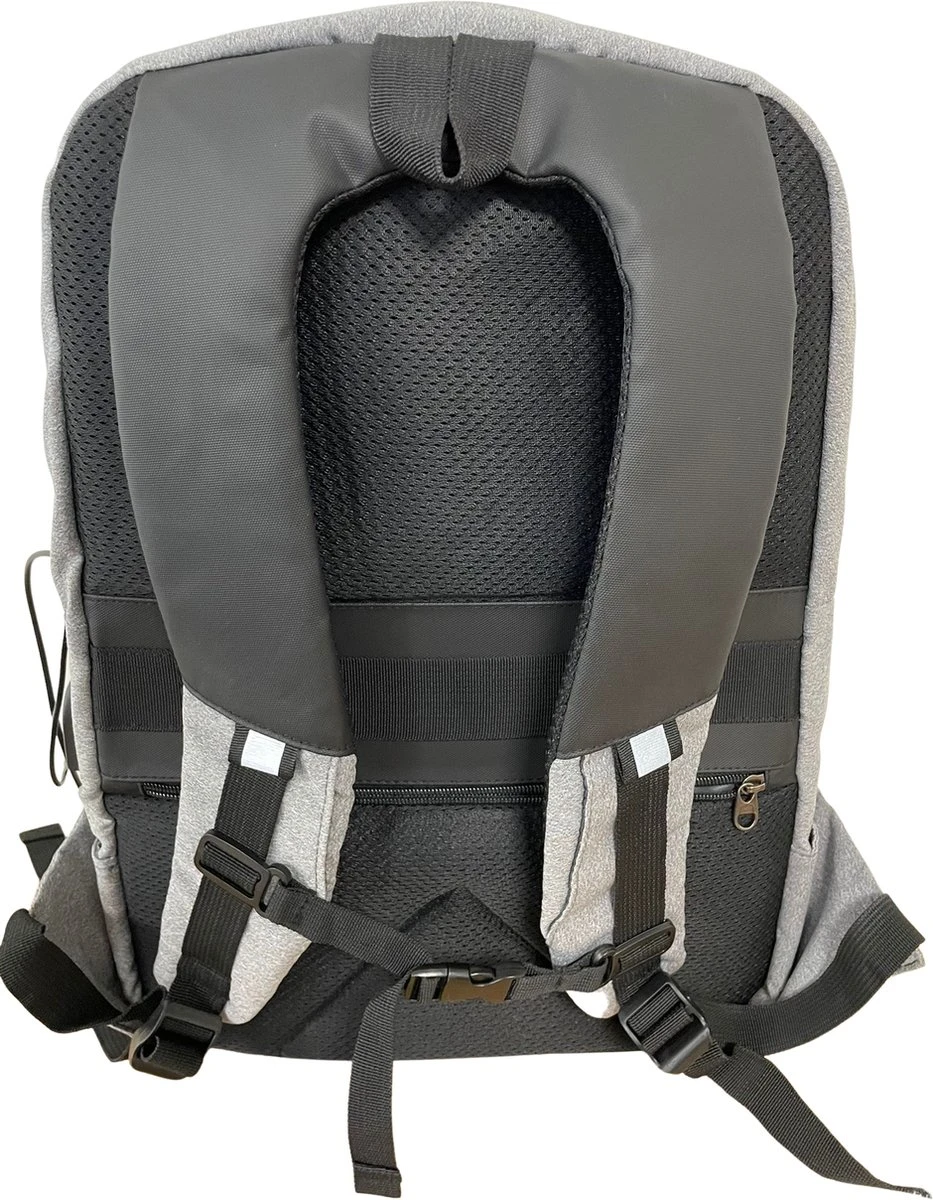 Backpack USB Laptoprugzak - 15,6 Inch - Waterdichte Ritsen - Rugtas - Anti Diefstal - Design 2023 - Afbeelding 9