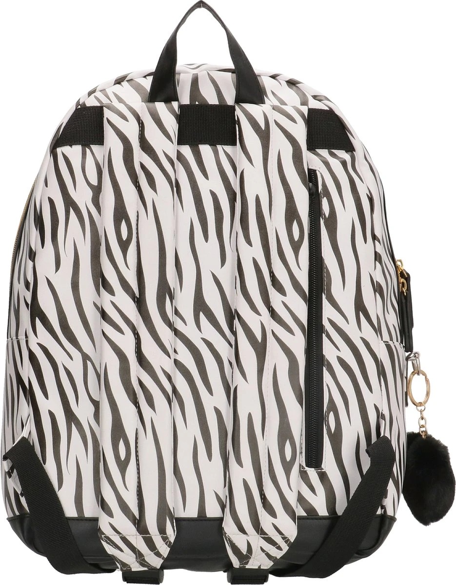 Beagles Originals Cool Originals Rugzak 13,3 Inch (29,4x16,6 Cm.) - Tijger Wit - Afbeelding 2