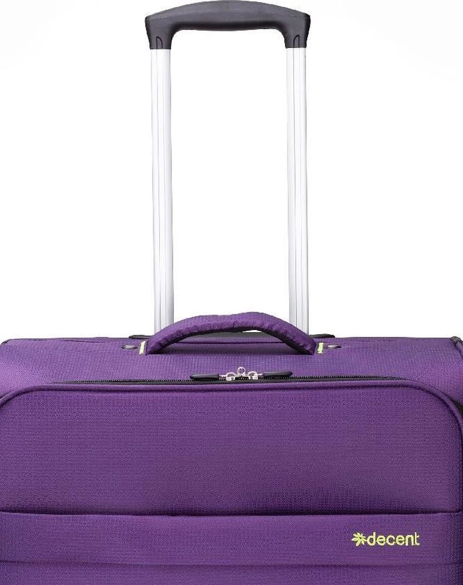 Decent Handbagage Koffer Super-Light 50 - Paars - Afbeelding 7