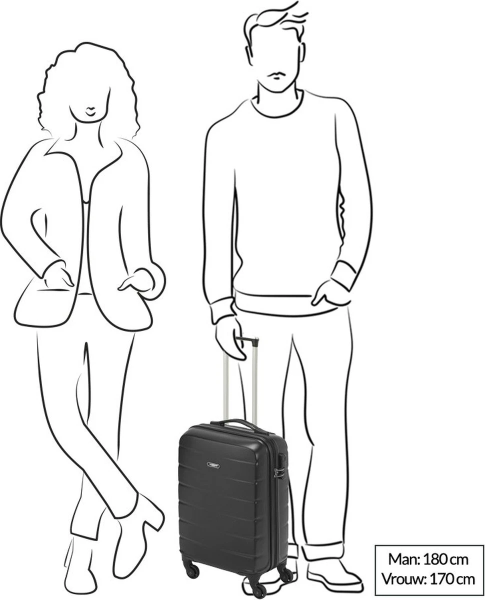 Princess Traveller Grenada - Handbagagekoffer - Spring Fever - S - 55cm - Afbeelding 5