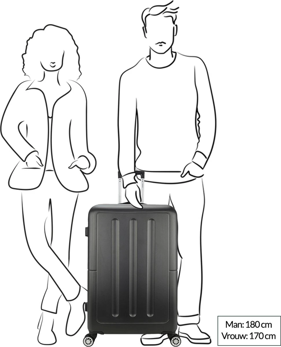 Decent Neon-Fix 2.0 Grote Koffer 76 Cm - 96 Liter - Oranje - Afbeelding 8